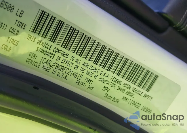 1C4RJFBG8FC214615: 43086059