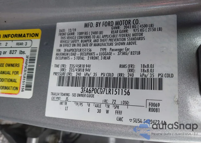 3FA6P0CD7LR151156: 43086088