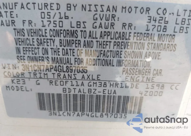 3N1CN7AP4GL897035: 43086134