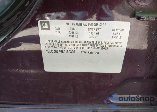 1G6DZ67A680159306: 43087418