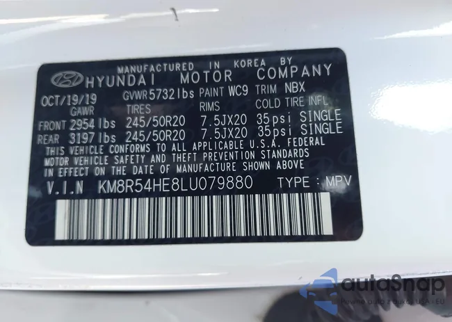 KM8R54HE8LU079880: 43087460