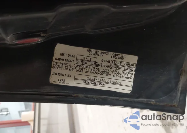 SAJAV1346FC416069: 43087536