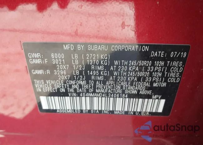 4S4WMAMD4L3406184: 43087579