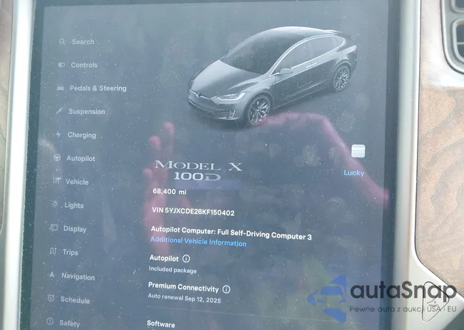 5YJXCDE26KF150402: 43087681