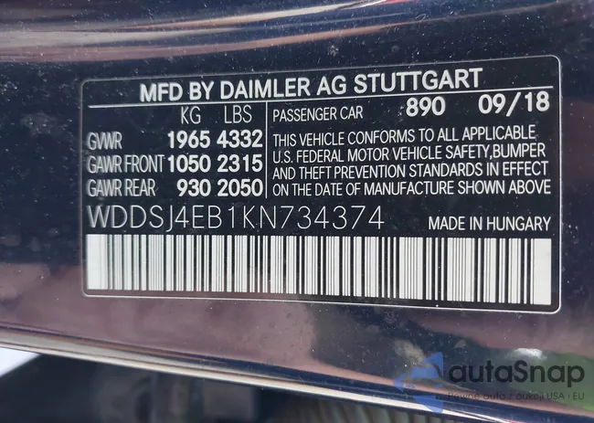 WDDSJ4EB1KN734374: 43086748