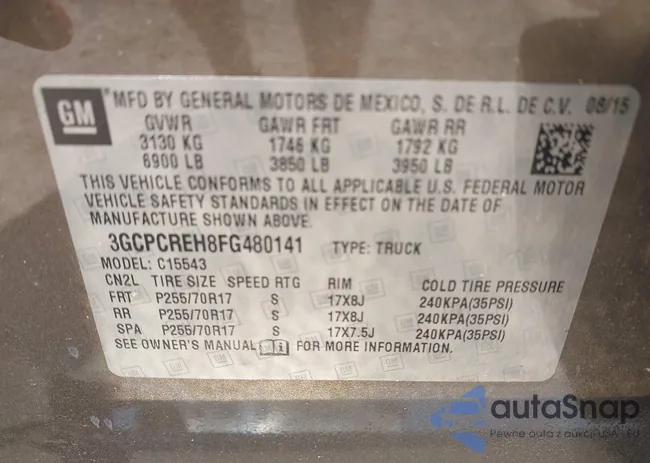 3GCPCREH8FG480141: 43086817