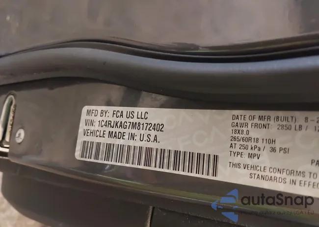 1C4RJKAG7M8172402: 43086862