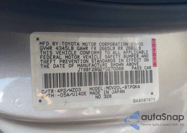 JT8BF28G2Y0270068: 43086944