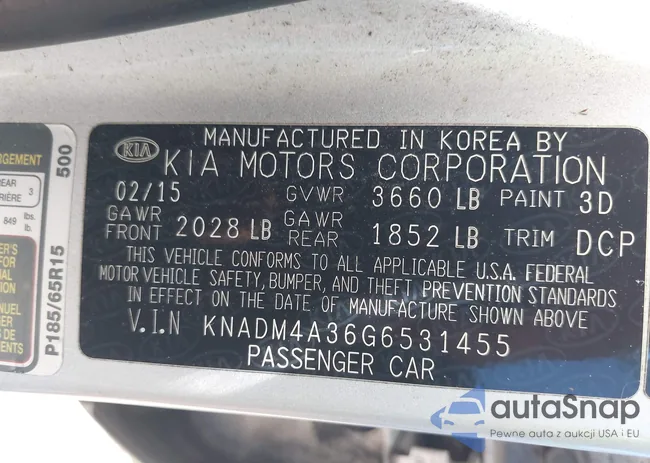 KNADM4A36G6531455: 43086990