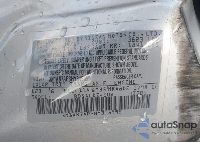 3N1AB7AP3HY315995: 43088201