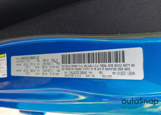 1C4BJWFG5FL568345: 43088545