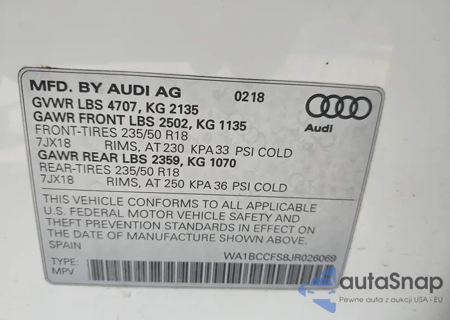 WA1BCCFS8JR026069: 43087806