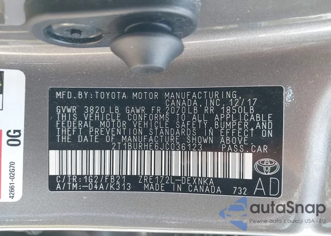 2T1BURHE6JC036123: 43087858
