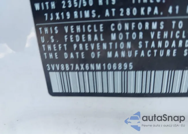 3VV8B7AX6NM106895: 43087911