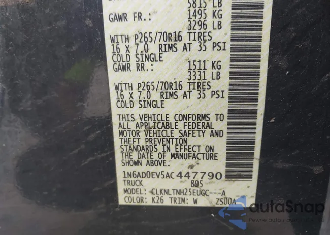 1N6AD0EV5AC447790: 43088075