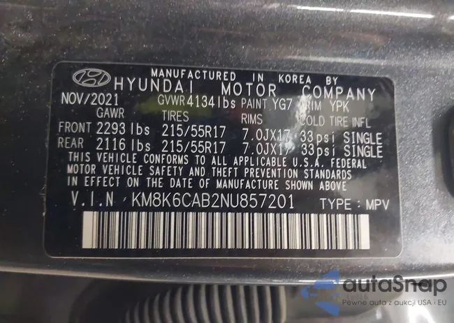 KM8K6CAB2NU857201: 43089364