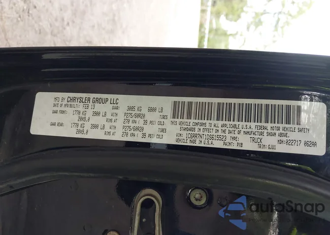 1C6RR7NT1DS615523: 43088772