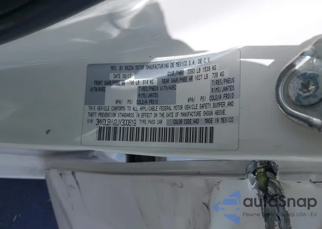 3MYDLBYV2JY300619: 43088885