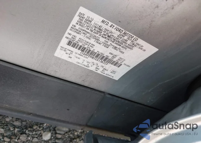 1FAHP2HW1CG136223: 43090225