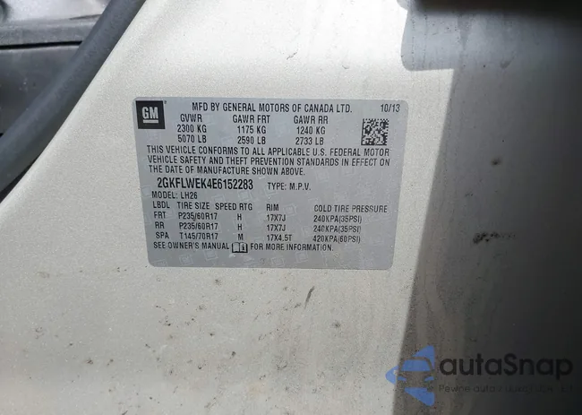 2GKFLWEK4E6152283: 43090429