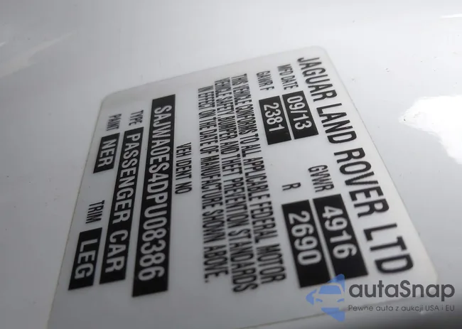 SAJWA0ES4DPU08386: 43091278