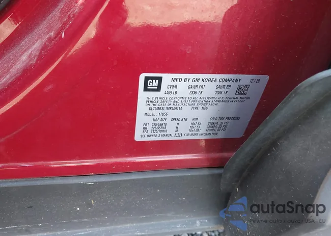 KL79MRSL1MB109114: 43091348