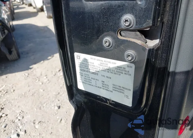 1GCEK14T1YZ365210: 43091631