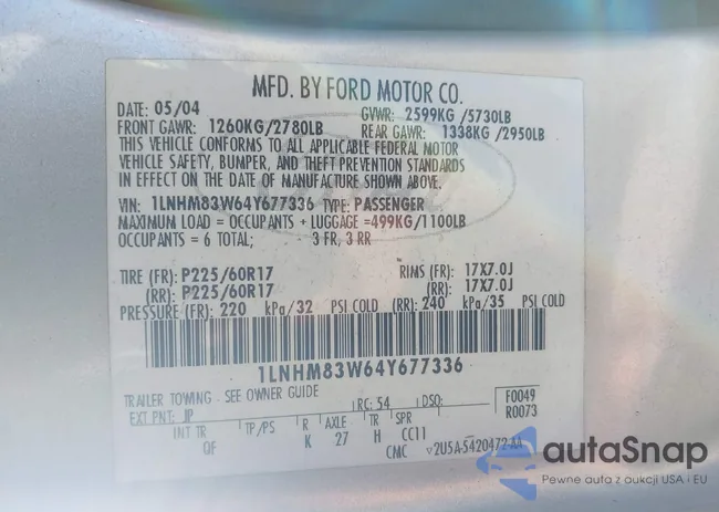 1LNHM83W64Y677336: 43090854