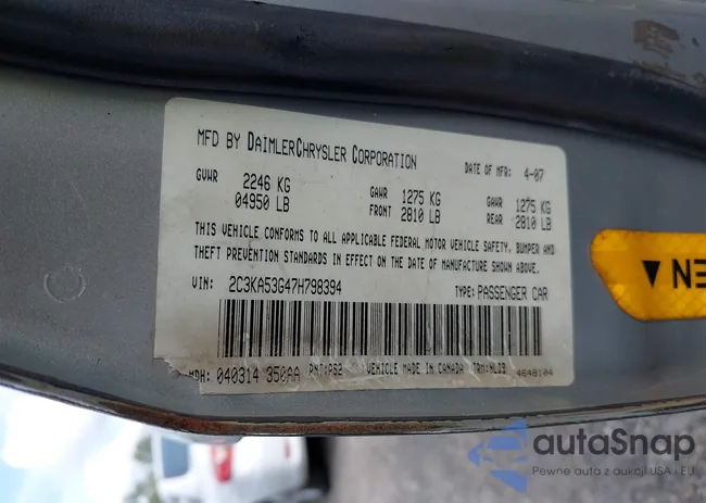 2C3KA53G47H798394: 43091008