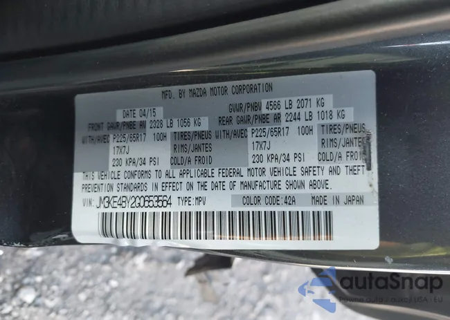 JM3KE4BY2G0653564: 43091117