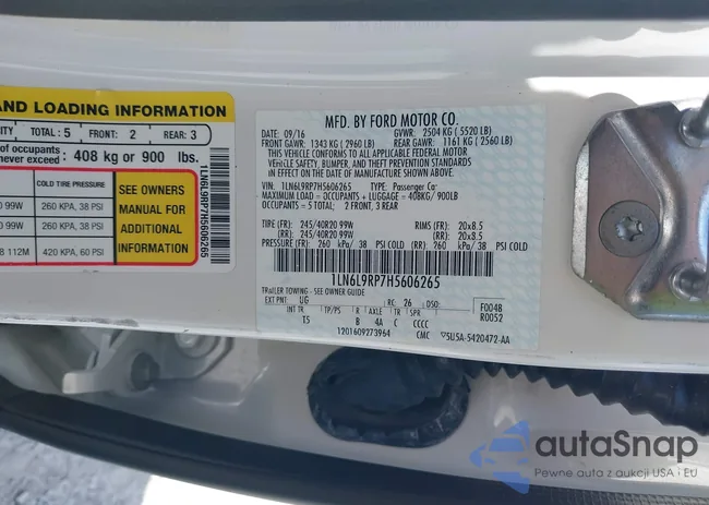 1LN6L9RP7H5606265: 43092211