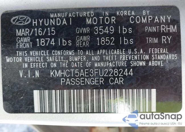 KMHCT5AE3FU228244: 43092318