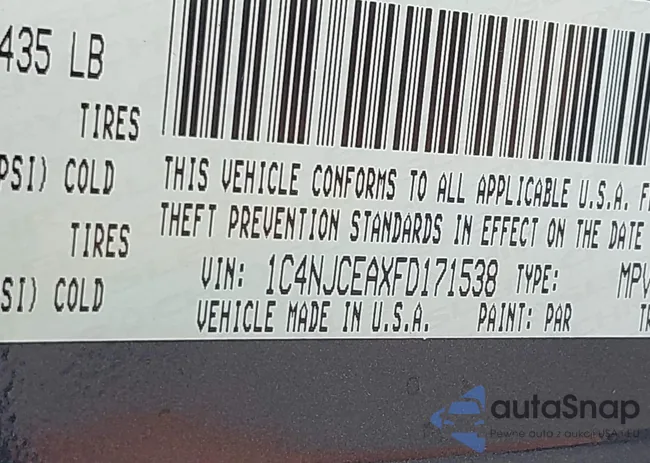 1C4NJCEAXFD171538: 43092395