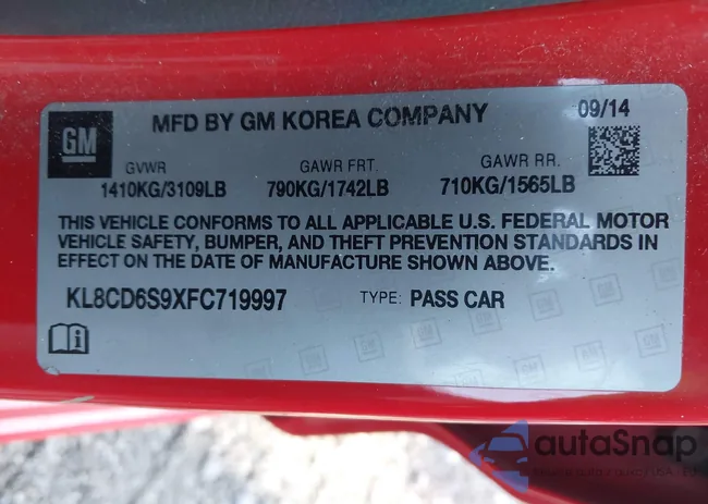 KL8CD6S9XFC719997: 43092626