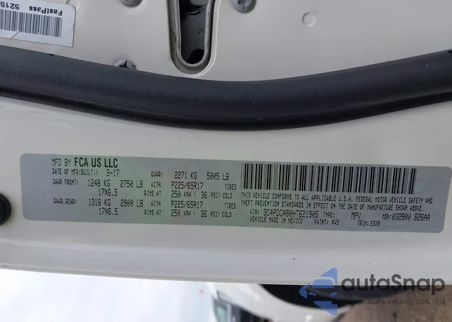 3C4PDCAB0HT621905: 43092651