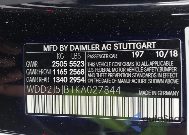 WDD2J5JB1KA027844: 43091781