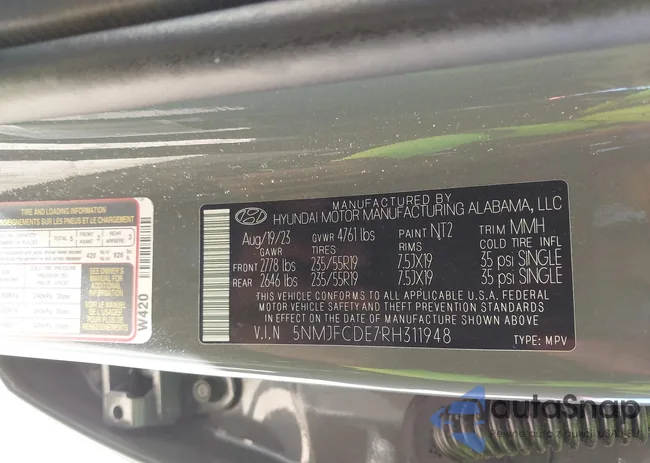 5NMJFCDE7RH311948: 43091834