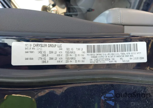 1C4SDJDT2CC163534: 43092005