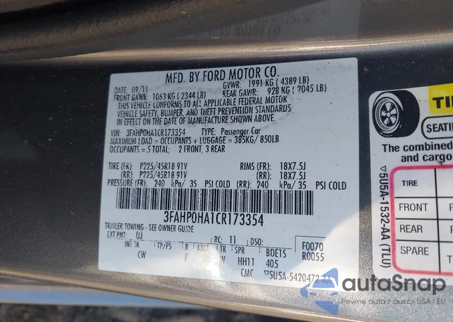 3FAHP0HA1CR173354: 43093157