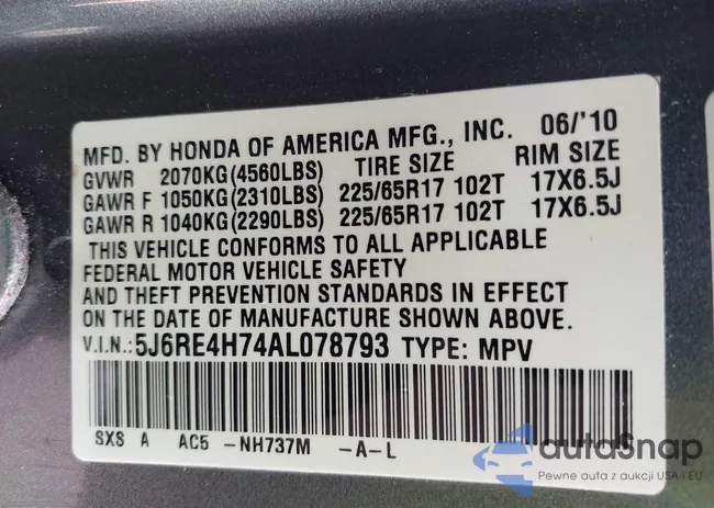 5J6RE4H74AL078793: 43093326