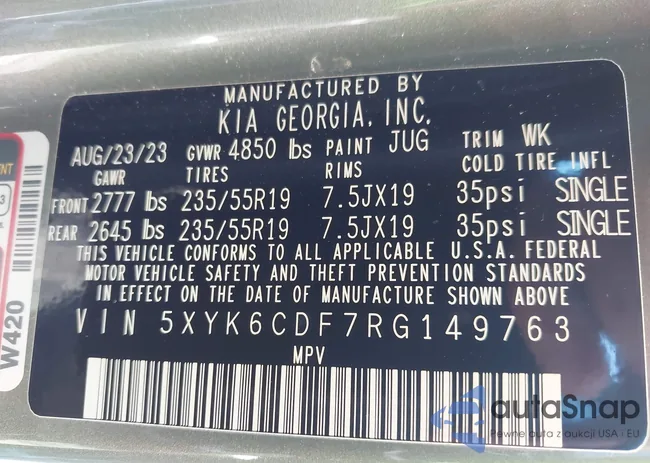 5XYK6CDF7RG149763: 43093387