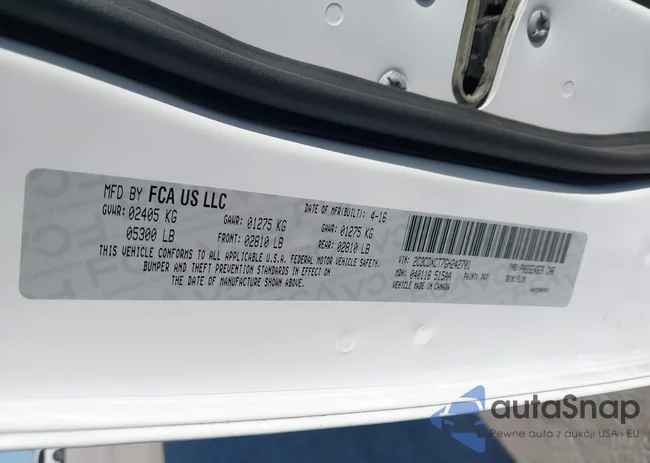 2C3CDXCT7GH242701: 43093515