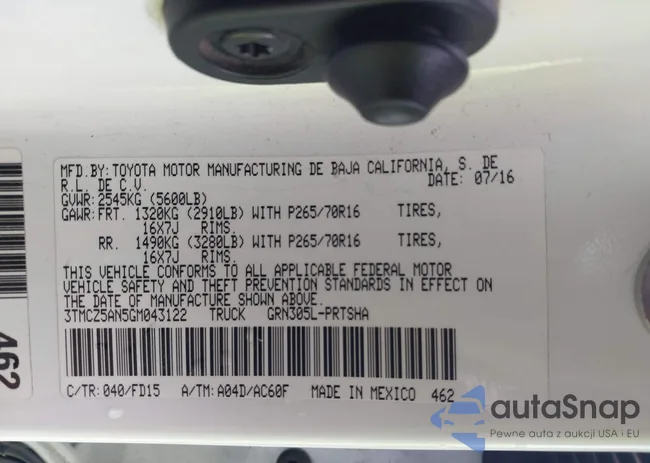 3TMCZ5AN5GM043122: 43093595