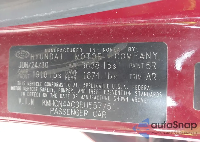 KMHCN4AC3BU557751: 43093617