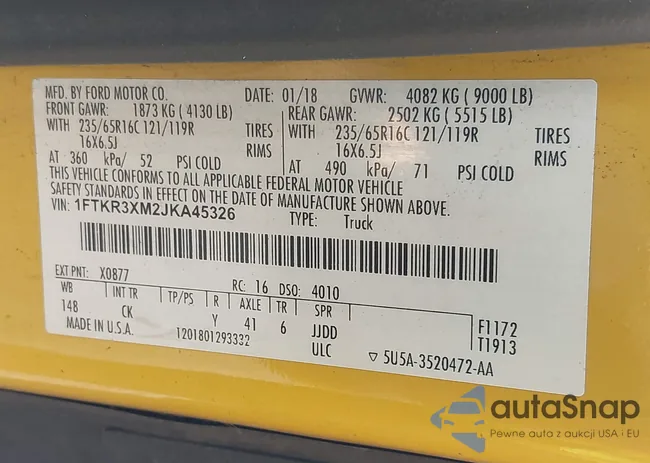 1FTKR3XM2JKA45326: 43093714