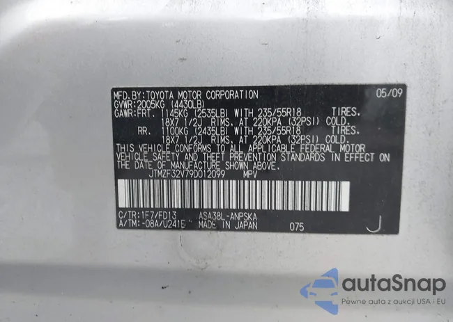 JTMZF32V79D012099: 43092748