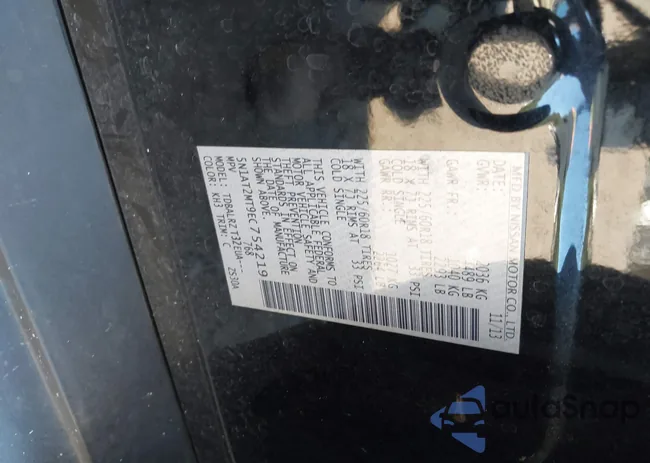 5N1AT2MT9EC754219: 43092887