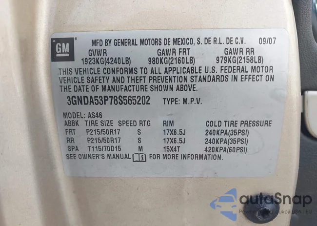 3GNDA53P78S565202: 43092897