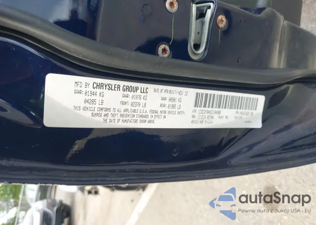 1C3CDFBAXDD184988: 43092941