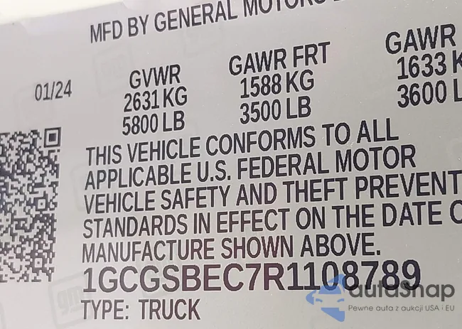 1GCGSBEC7R1108789: 43093072